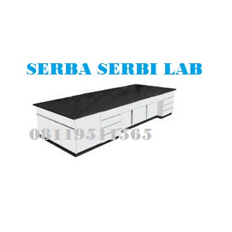 Island Bench, ISB-4 Granite Stone /Meja Kerja Laboratorium