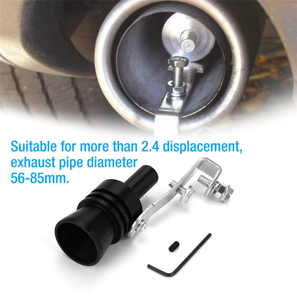 WONDERFUL Kits Sound Simulator Whistle Accessories Roar Maker Sound Car Turbo Exhaust Pipe Car Parts Blowoff Valve Whistle Simulator Easy To Install Automotive Turbo Tail Tail Exhaust Muffler Pipe