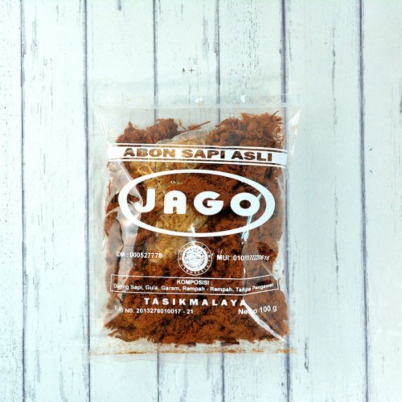 

Abon Sapi Asli Jago 100 gr / abon jago / abon sapi