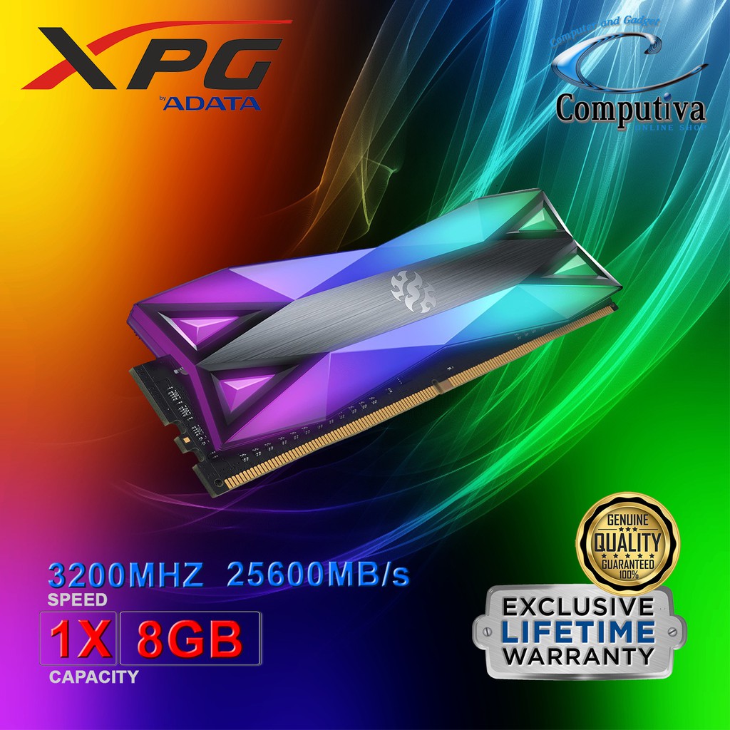 ADATA XPG SPECTRIX D60G RGB DDR4 8GB 3200MHz