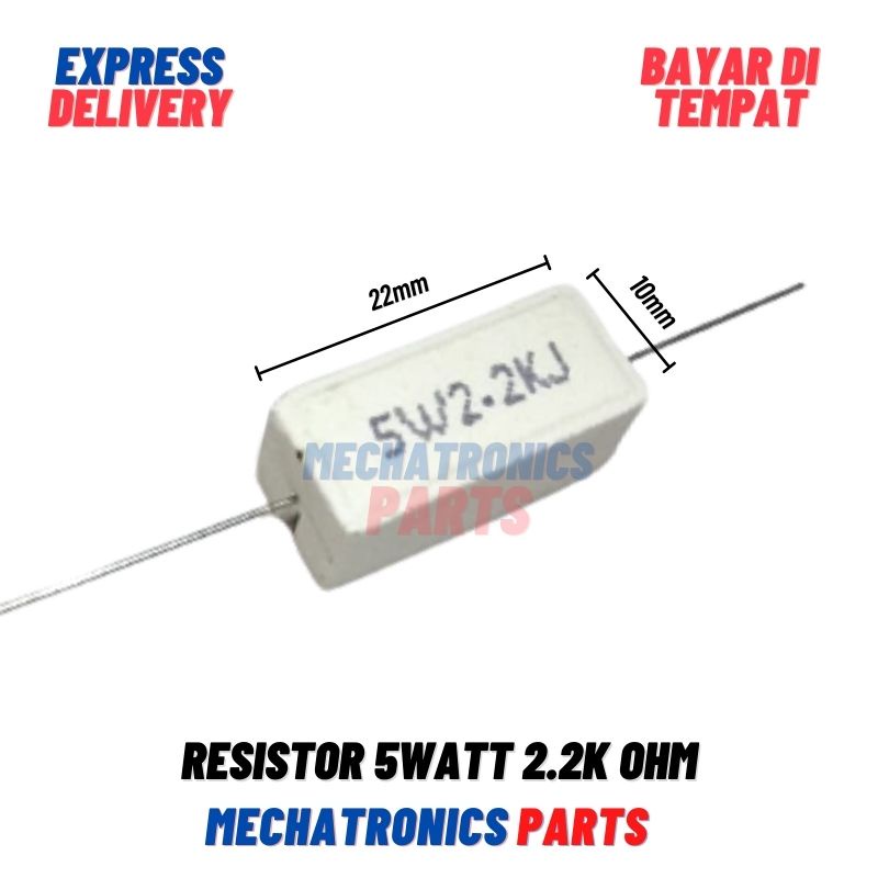 [PAS-9353] RESISTOR 5WATT 2.2K