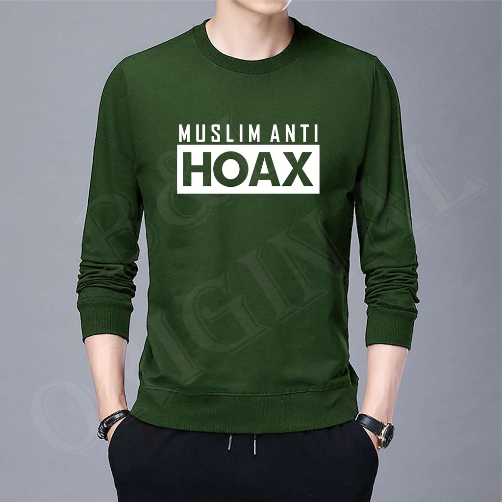 BS/COD/BAJU KAOS PRIA ANTI HOAX M-L-XL DISTRO//GOOD QUALITY