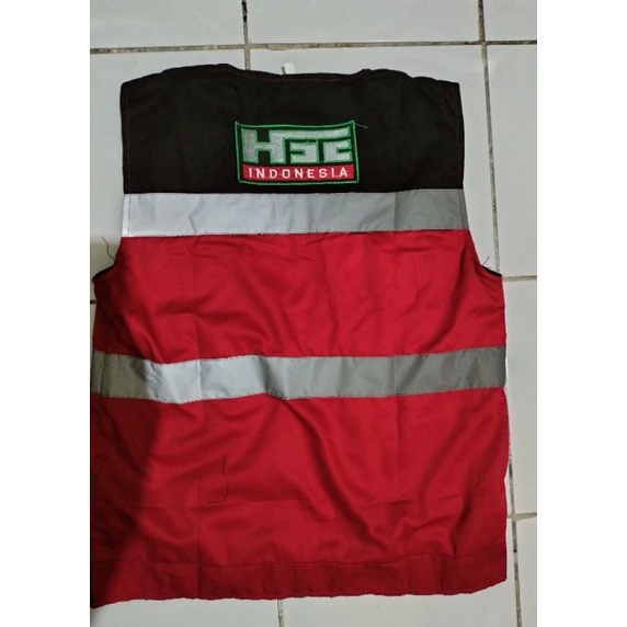 LOGO SAFETY HSE INDONESIA BESAR BUAT PUNGGUNG 8 x15 cm