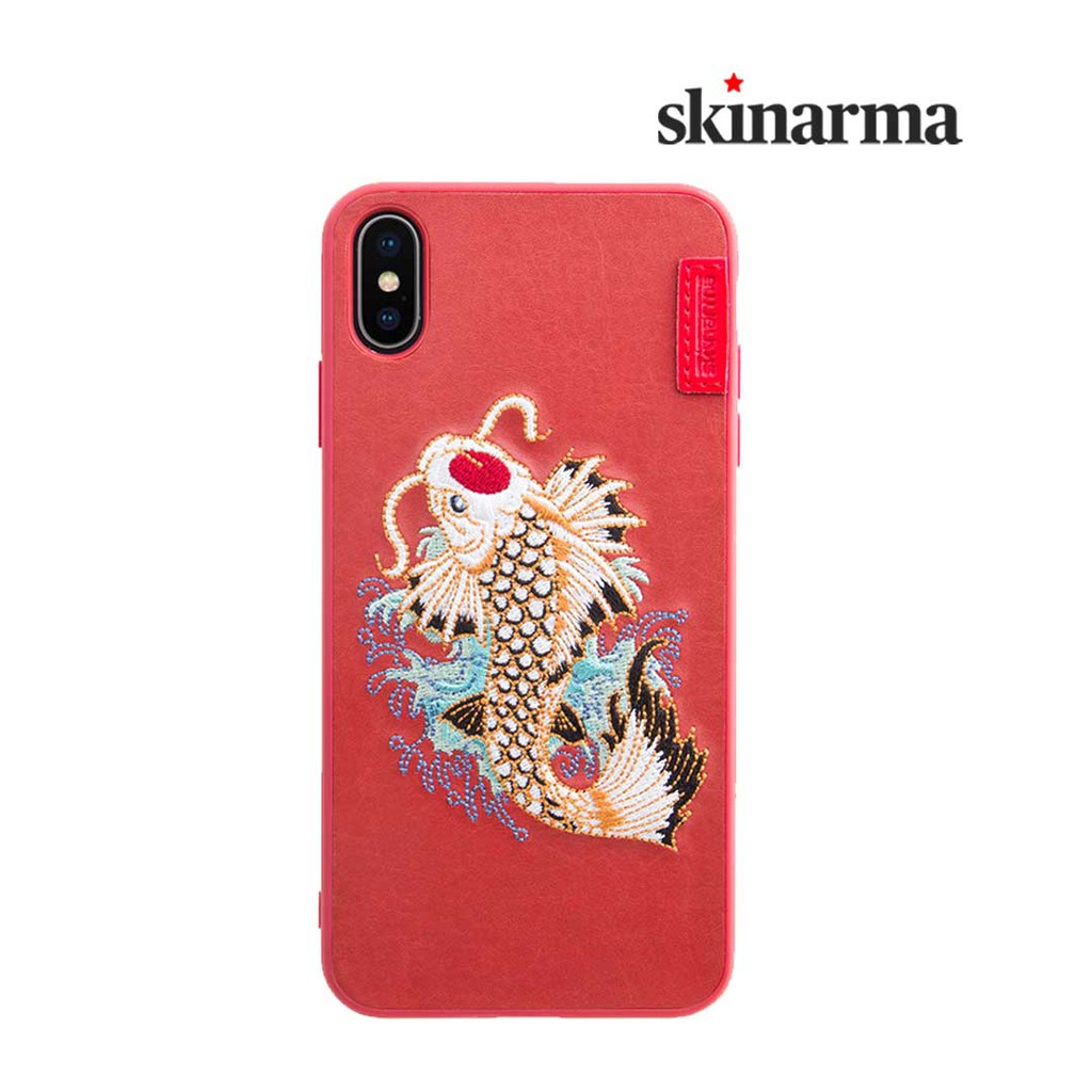 Skinarma Irezumi leather Case Koi Kaho - Casing IPhone XR
