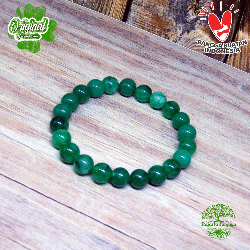 Gelang Batu Giok 8mm