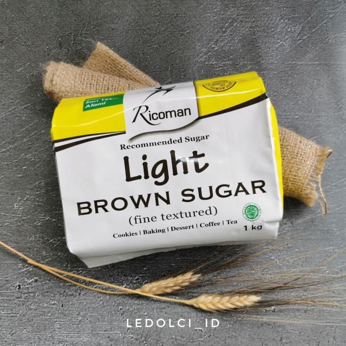 

RICOMAN LIGHT BROWN SUGAR 1 KG ledolci92 Segera Beli