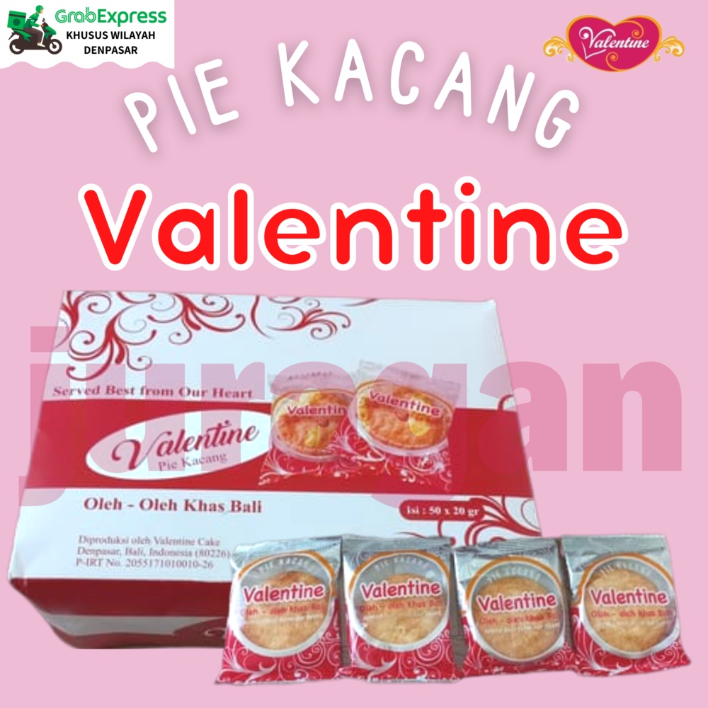 

PIE KACANG VALENTINE BALI | FREE BOX isi 50 pcs | PAI KACANG BALI | Oleh-oleh Khas BALI Grosir Ecer