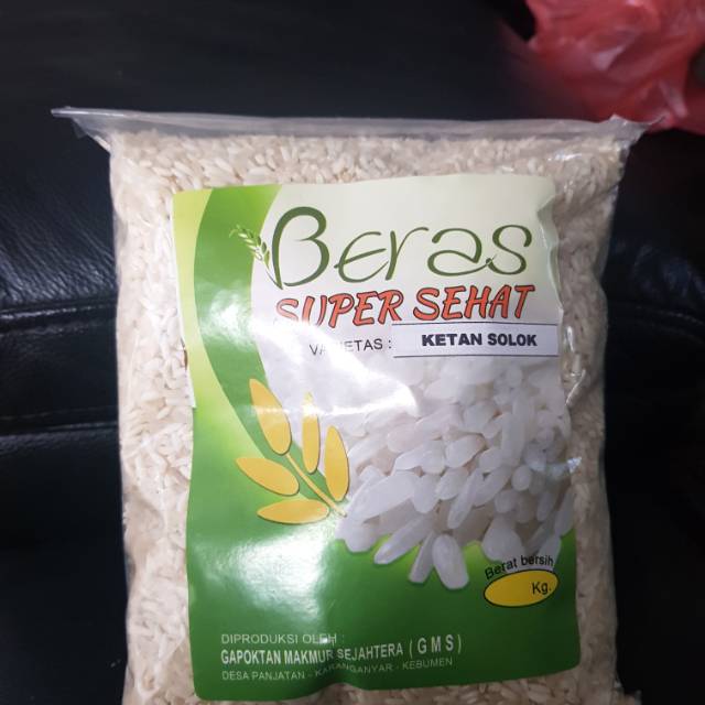 

Beras ketan organik