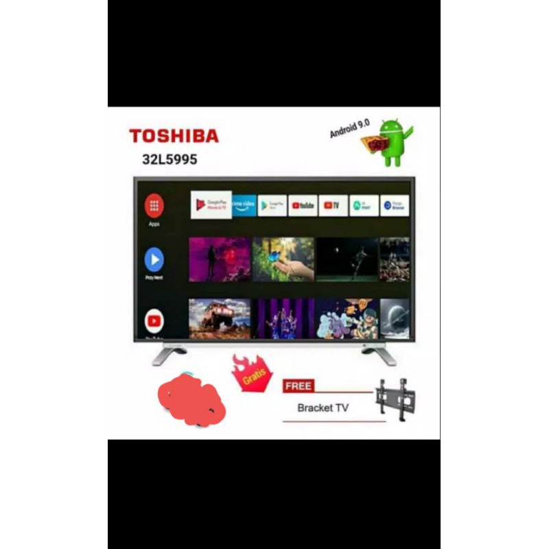 TOSHIBA led android 32" 32L5995
