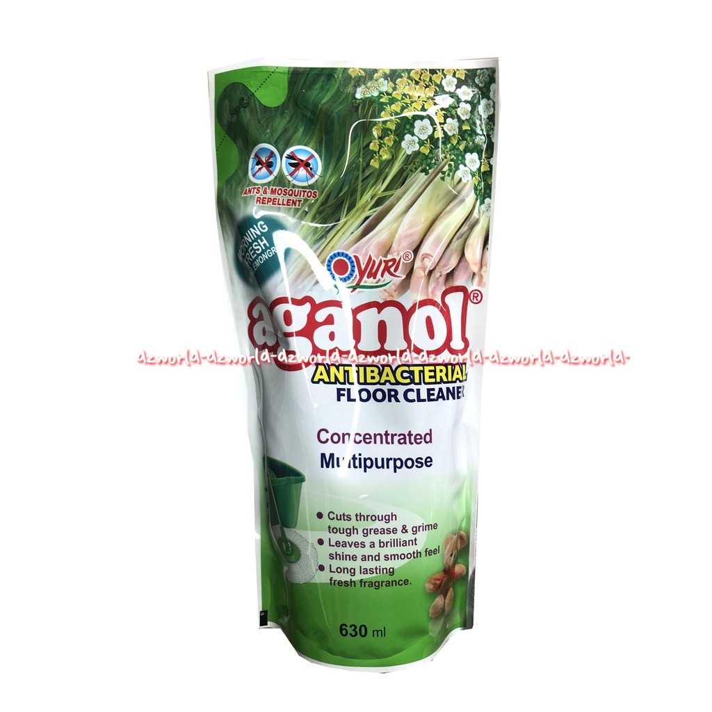 Yuri Aganol AntiBacterial Floor Clear Refill Pembersih Lantai 630ml