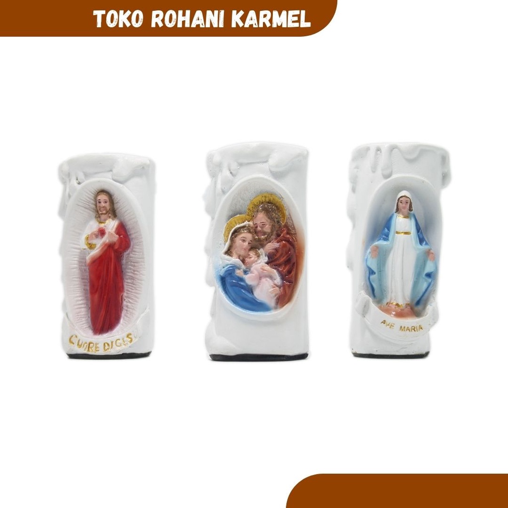 TEMPAT LILIN KATOLIK 10 CM / TATAKAN LILIN DOA / TEMPAT LILIN ROHANI / CHANDELIER LILIN DOA KATOLIK