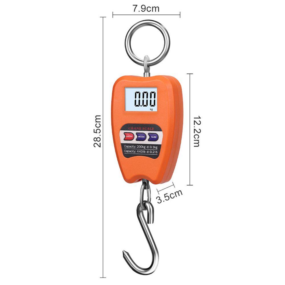 POPULAR Populer Crane Scale Professional Weight Balance Timbangan Digital LCD Heavy Duty