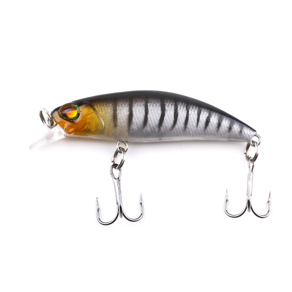 (Flash Sale)HENGJIA 5Pcs 7cm/4.3g Classical Minnow Umpan Pancing Swimbait Fishing Lure Sinking Bass Ikan Kail