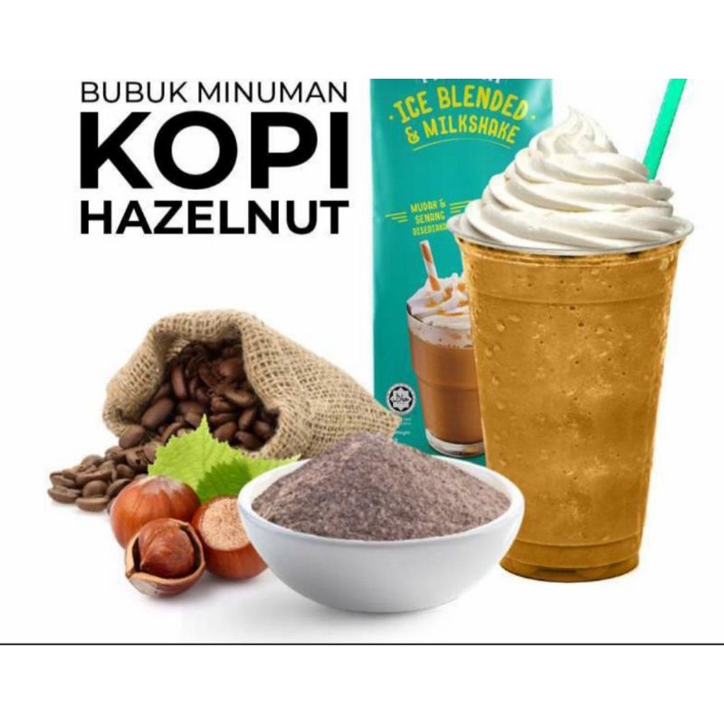 

Bubuk Minuman Kopi Hazelnut 1 Kg