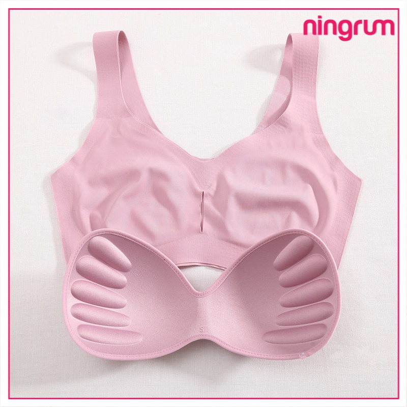 Ningrum Pakaian Dalam Bra Wanita BH Wanita Import bra sport bh yoga seamless tanpa jahitan bra tanpa kawat - 2037