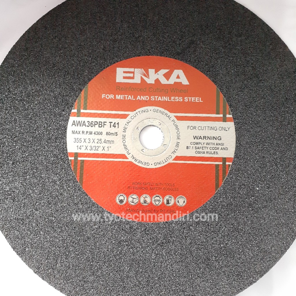 Cutting Wheel ENKA 14" / Batu Gerinda Potong ENKA