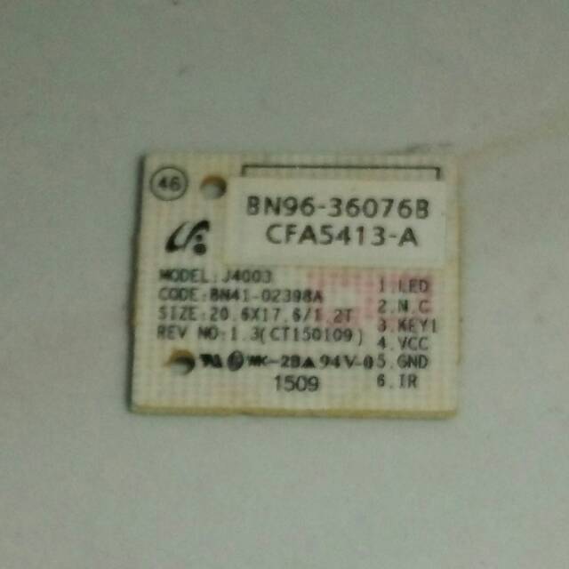 Sensor LED TV Samsung UA32N4001AK UA32N4001 32N4001