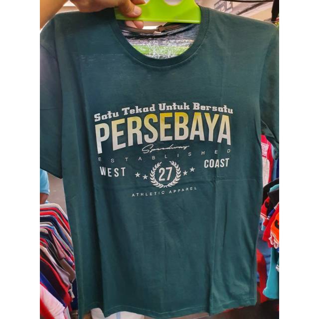 KAOS TSHIRT SATU TEKAD UNTUK BERSATU PERSEBAYA