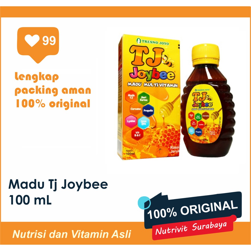 MADU TJ JOYBEE JERUK/ORIGINAL 100 ML