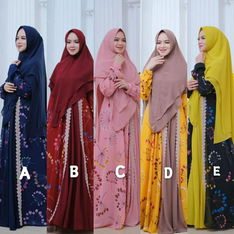 GAMIS MOTIF SET SYARI - NIRMALA BY KANAYA