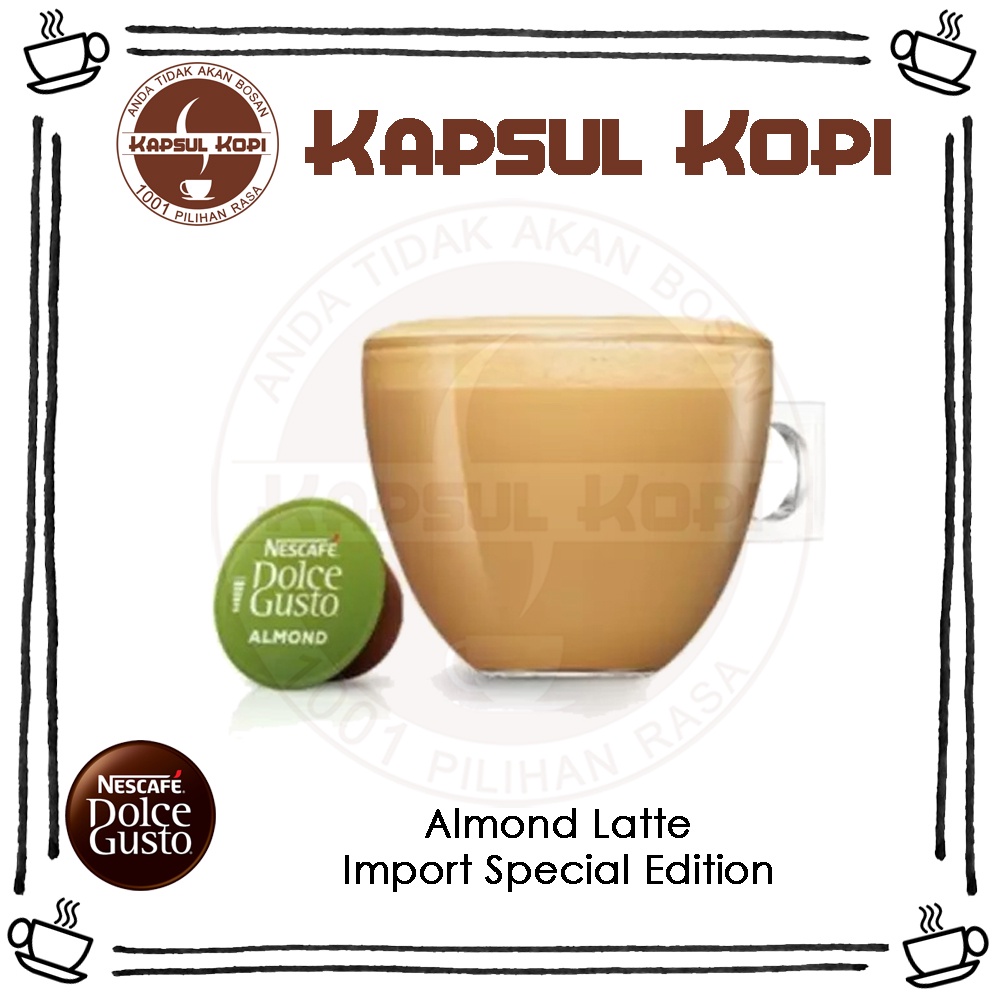 

Ecer Almond Latte Kapsul Kopi Impor Nescafe Dolce Gusto Coffee Capsule