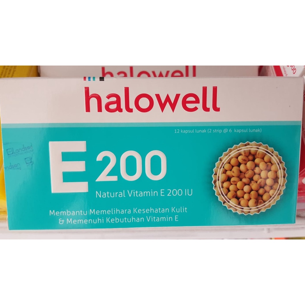 halowell vit-E 200iu soft cap (2x6s)