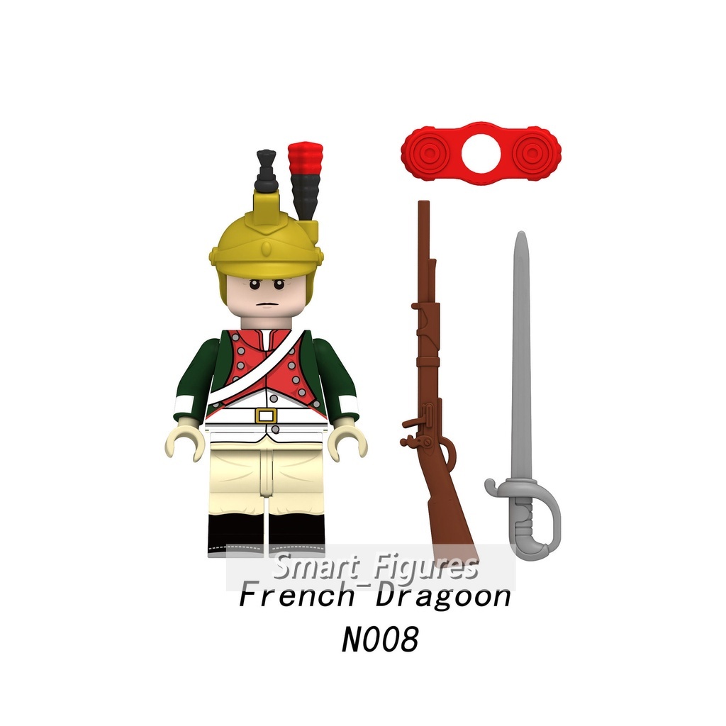 Napoleonic Wars Action Figure Minifigures Gaya Prancis