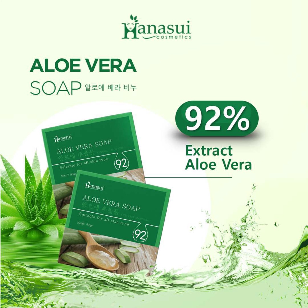 Hanasui Sabun Batang Aloe Vera