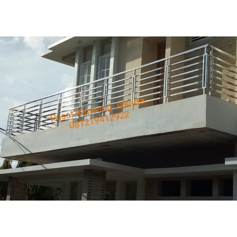 railing tangga balkon stainless