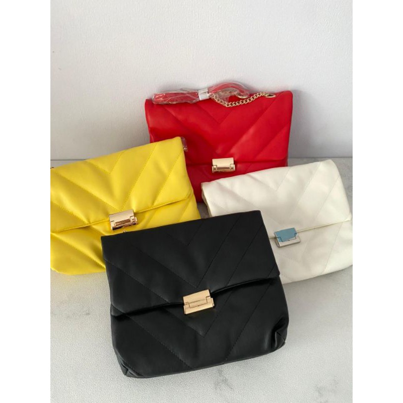 ZRA quilted maxi crossbody bag