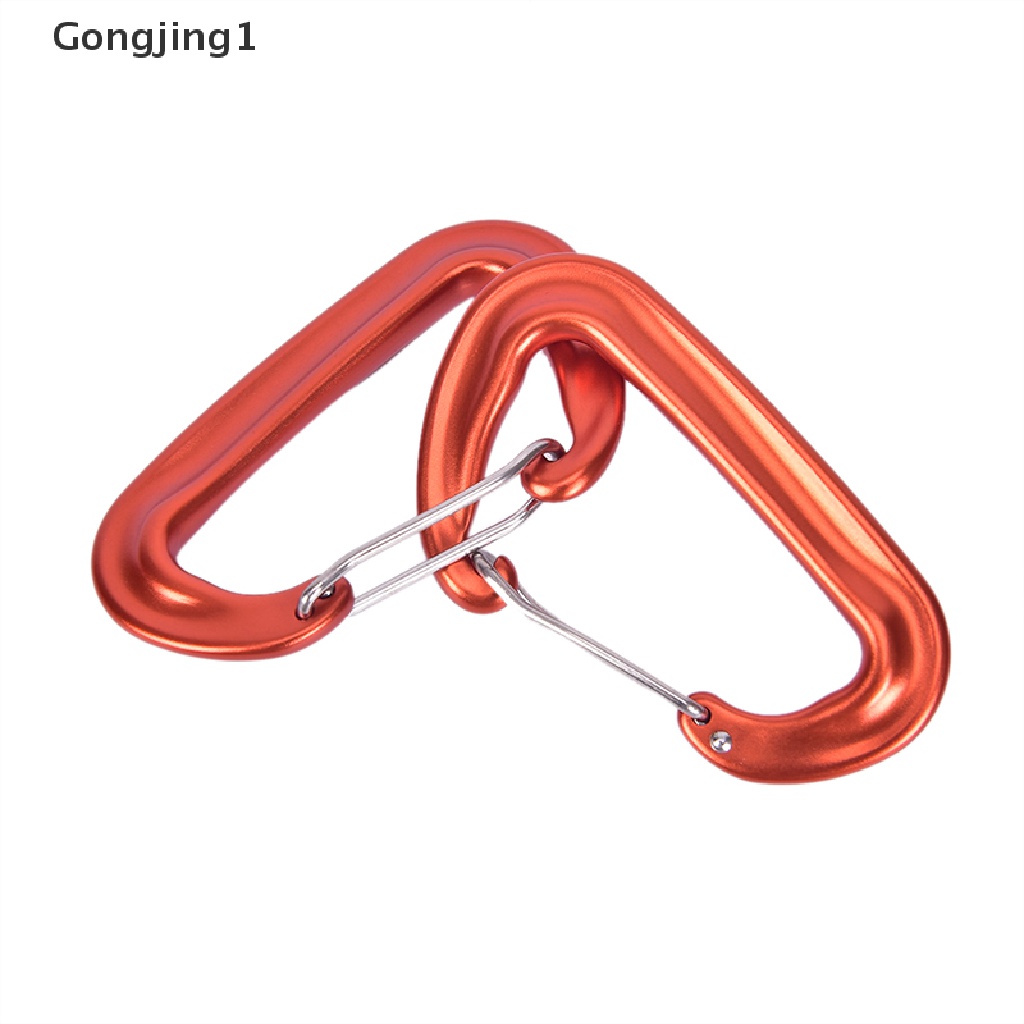 Gongjing1 7075 Carabiner 12KN Bahan Aluminum Untuk Panjat Tebing Hammock Balance