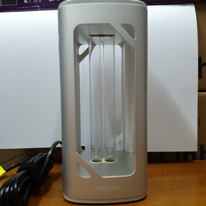 LAMPU STERILIZER RUANGAN UV-C DESK LAMP DISINFECTION PHILIPS - SILVER