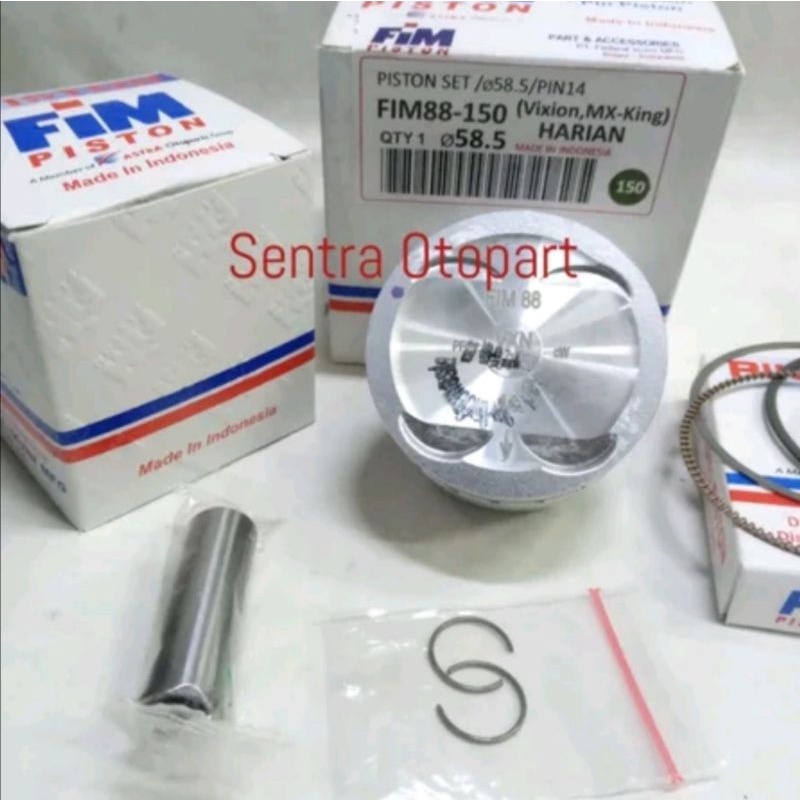 Piston seher kit vixion mx King r15 old oversize 150 fim