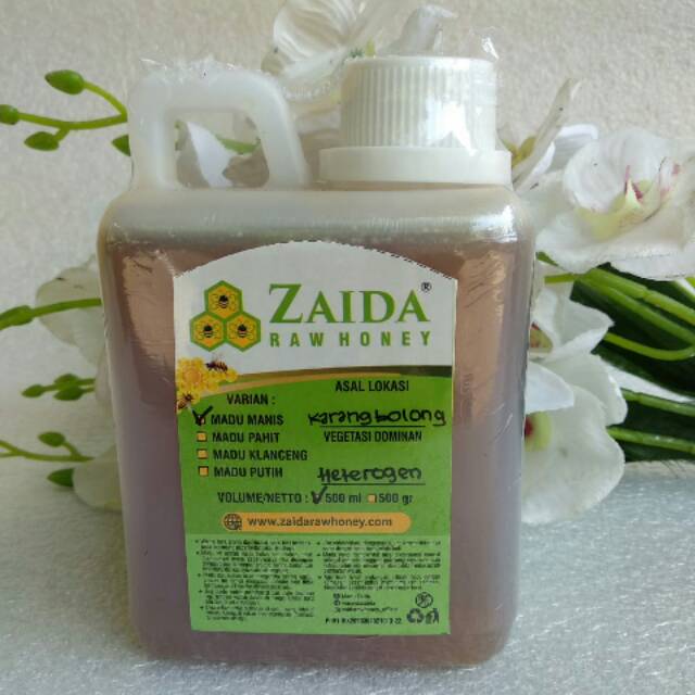 

Madu Zaida Raw Honey madu hutan madu murni 100% Tanpa Campuran Madu Multifllora Madu heterogen