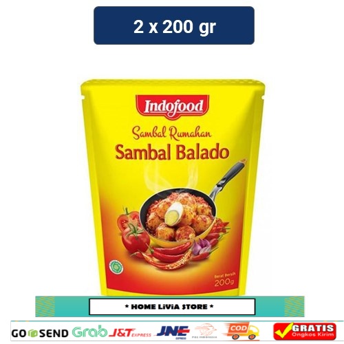 

Indofood Sambal Balado Merah 2 x 200 gr
