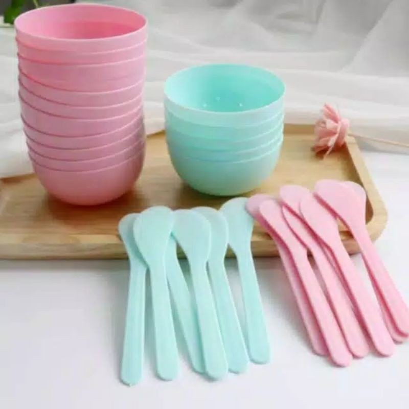 MANGKUK MASKER / SENDOK TAKAR / KUAS MAKE UP