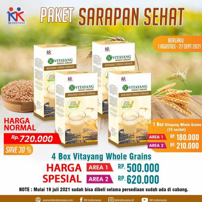 

Discount PROMO! Vitayang Whole Grains / Sereal Diet Sehat Rendah Kalori / KK