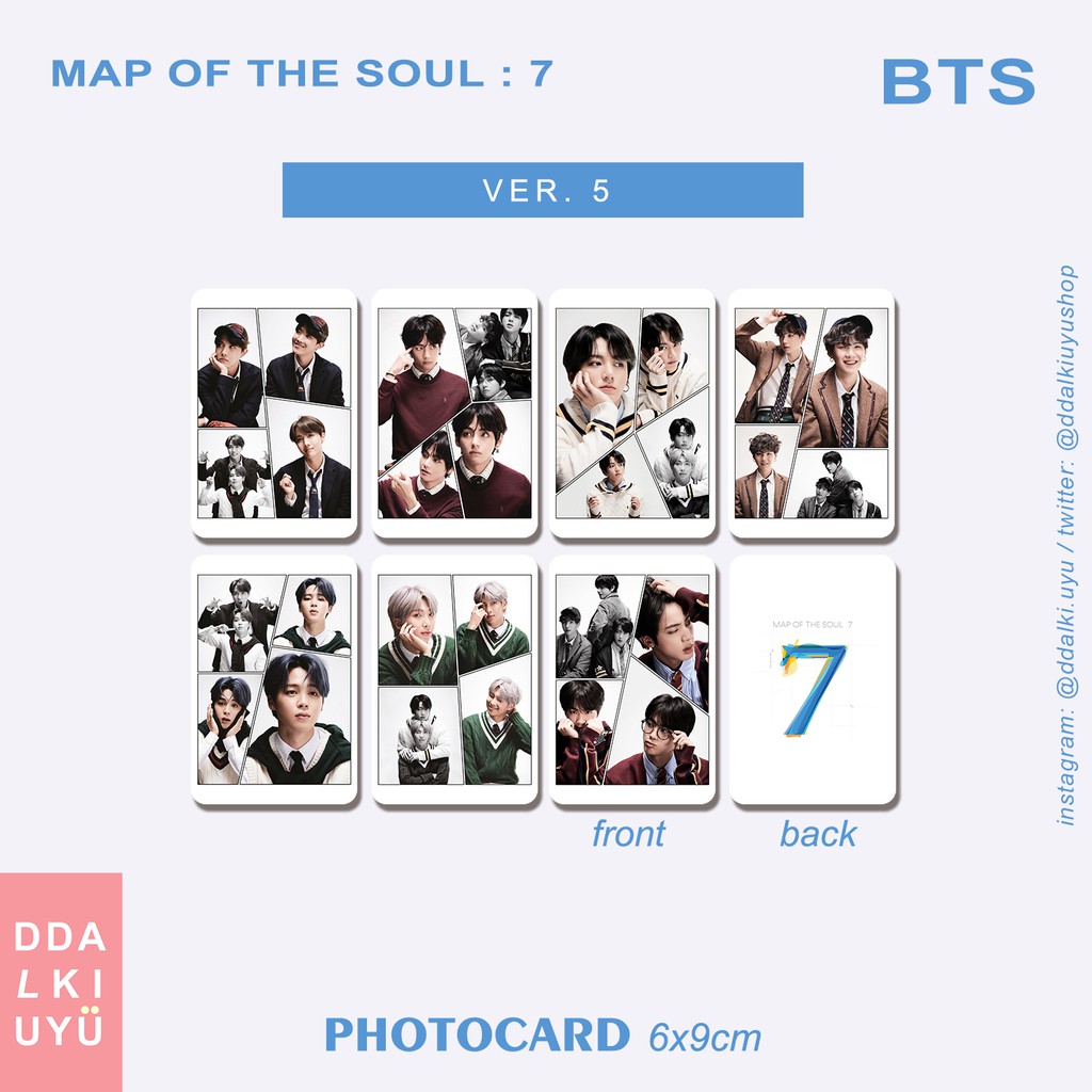 BTS - photocard [MAP OF THE SOUL : 7] ver. 5
