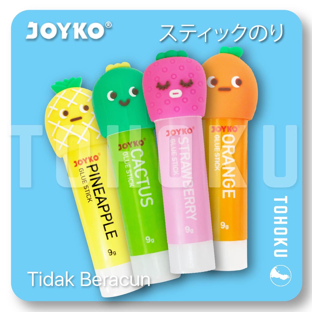 

Lem Kertas Stick Joyko - Glue Stick Fruits