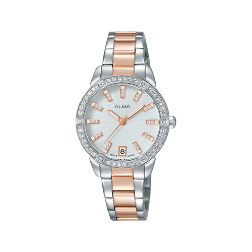 JAM TANGAN WANITA CEWEK JAM TANGAN ALBA AG8H03X ORIGINAL & BERGARANSI