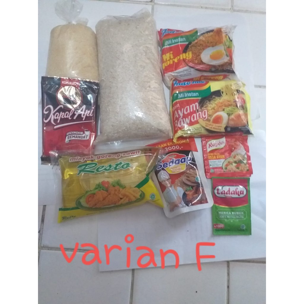 

Paket Sembako Varian F