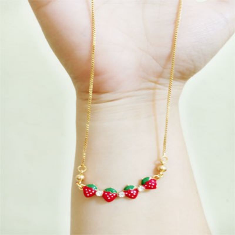 kalung anak strawberry