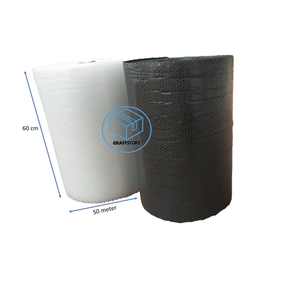 

HJK Promo Bubble wrap 60 cm x 50 m / bubblewrap / plastik bubble tebal / Kualitas terbaik /
