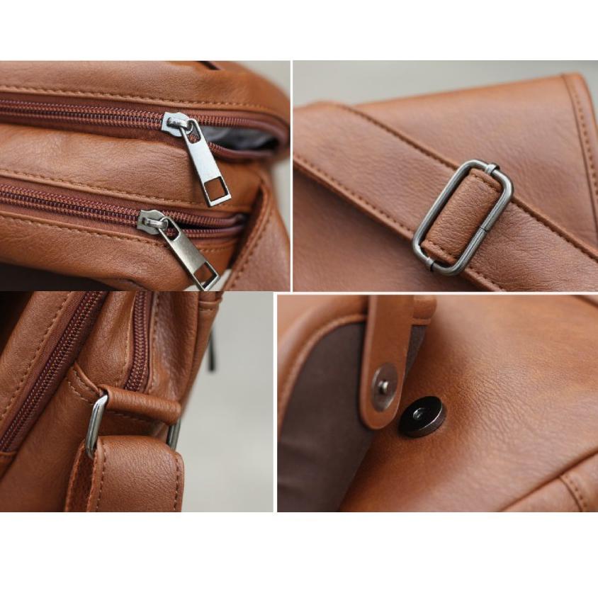 Bagus Dipakai.. Tas Selempang Kulit Pria tas slempang Cowok keren KS51