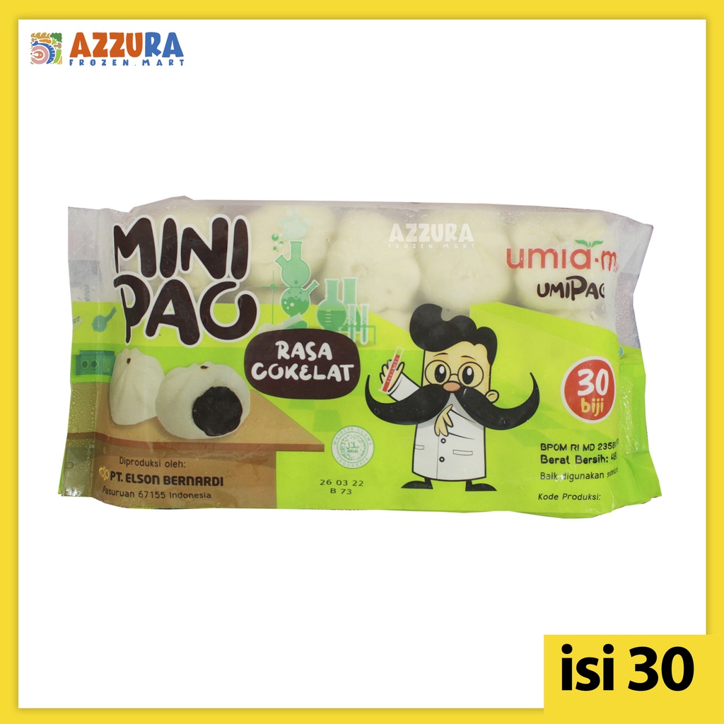 

Umiami MiniPAO Rasa Coklat isi 30 pcs 480g