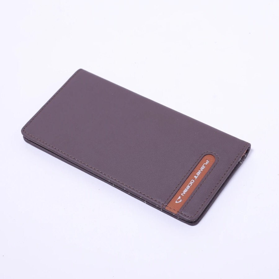 Dompet Pria Planet Ocean DPO 627880 Men Wallet Original - BROWN