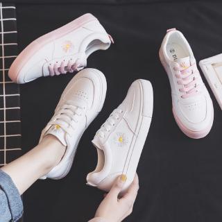 Sepatu Sneakers Wanita Model Flat Motif Bunga Daisy Warna Sepatu Sneakers Wanita Model Flat Motif Bunga Daisy Warna
