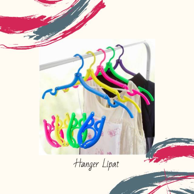 Hanger Lipat / Hanger Portable / Travel Hanger / Gantungan Baju Lipat / Gantungan Baju Portable