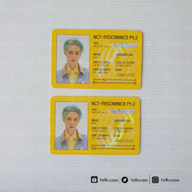 

NCT 2020 - Kun ID Card Departure