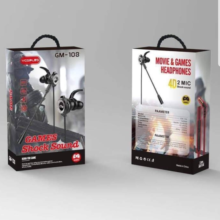 Handsfree Headset Gaming YESPLUS GM-108